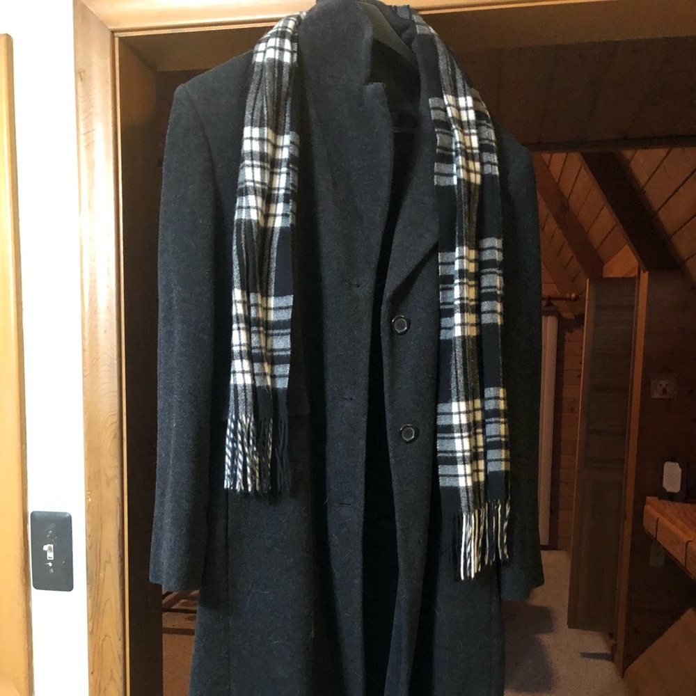 Long wool winter coat